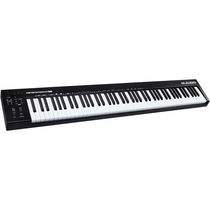 M-AUDIO Keystation 88 MK3 MIDI klaviatūra 88 taustiņi USB Melna, Balta