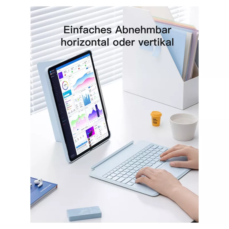 Tastatūra Inateck KB04118_BLUE iPad Air 6 Pro 12 13