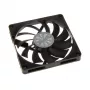 AKASA AK-FN076 80 mm korpusa ventilators - melns