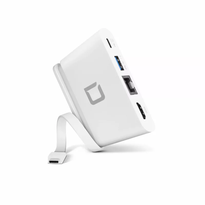 DICOTA USB-C Portable Docking 4-in-1 ar HDMI - dokstacija - USB-C - HDMI (D31730)