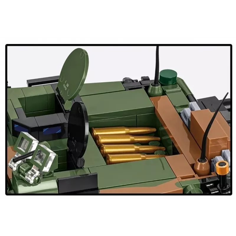 Konstrukciju komplekts Cobi M1A2 SEPV3 Abrams modelis ar 1065 ķieģeļiem