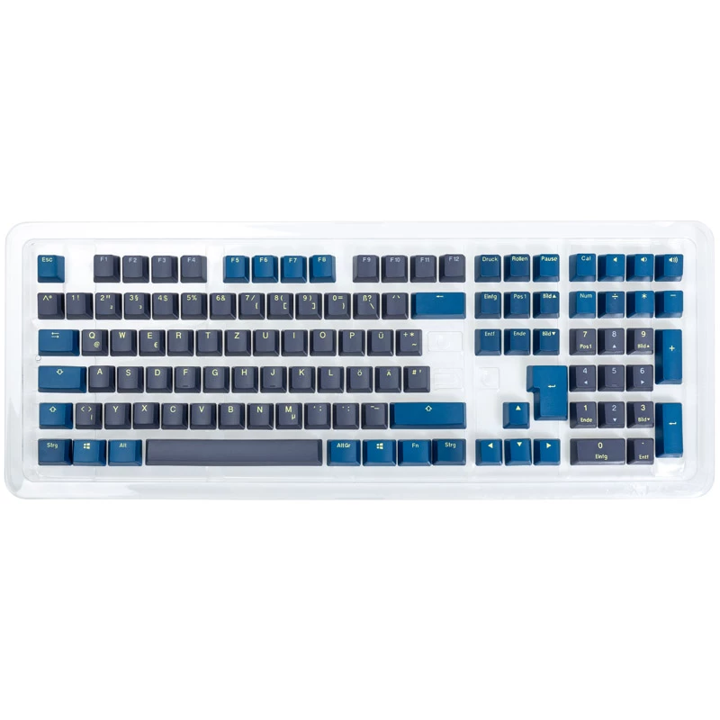 Taustiņu vāciņu komplekts Ducky PBT Double-Shot Daybreak — DE izkārtojums