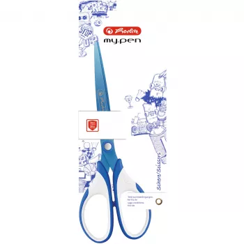 Viena pildspalva Herlitz my.pen taisna griezuma zila balta