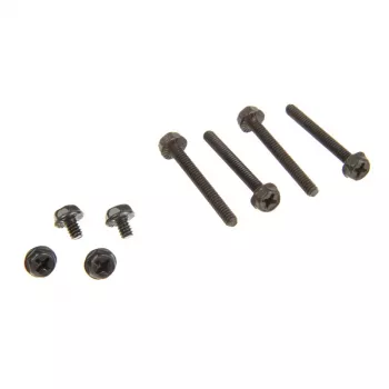 Skrūve/bultskrūve XSPC MPN melna garums 6 mm iepakojumā 8