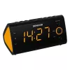 Radio pulkstenis SENCOR SRC 170 — PLL FM radio pulkstenis, 1,2 collu LED, divējā signalizācija, istabas temperatūra, baterijas rezerves barošana