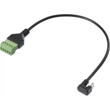 Renkforce USB-C adaptera kabelis leņķveida [1x spraudnis - 1x skavas savienojums] RF-6443970 (RF-6443970)
