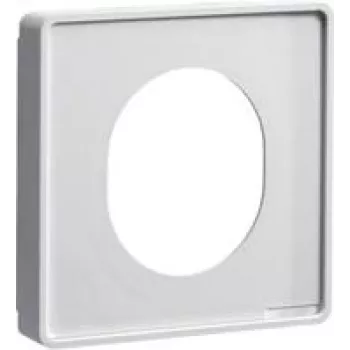 Hager vāka plāksne CEE kontaktligzdai G33749016kaschierend halogēnbrīvs PC/ABS OT80 G33749016