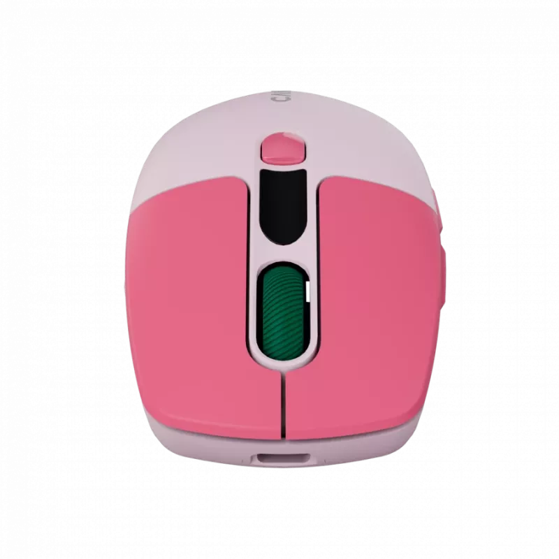 Canyon MW-26 - 2in1 bezvadu optiskā pele Bluetooth / 2,4 GHz - klusa - rozā