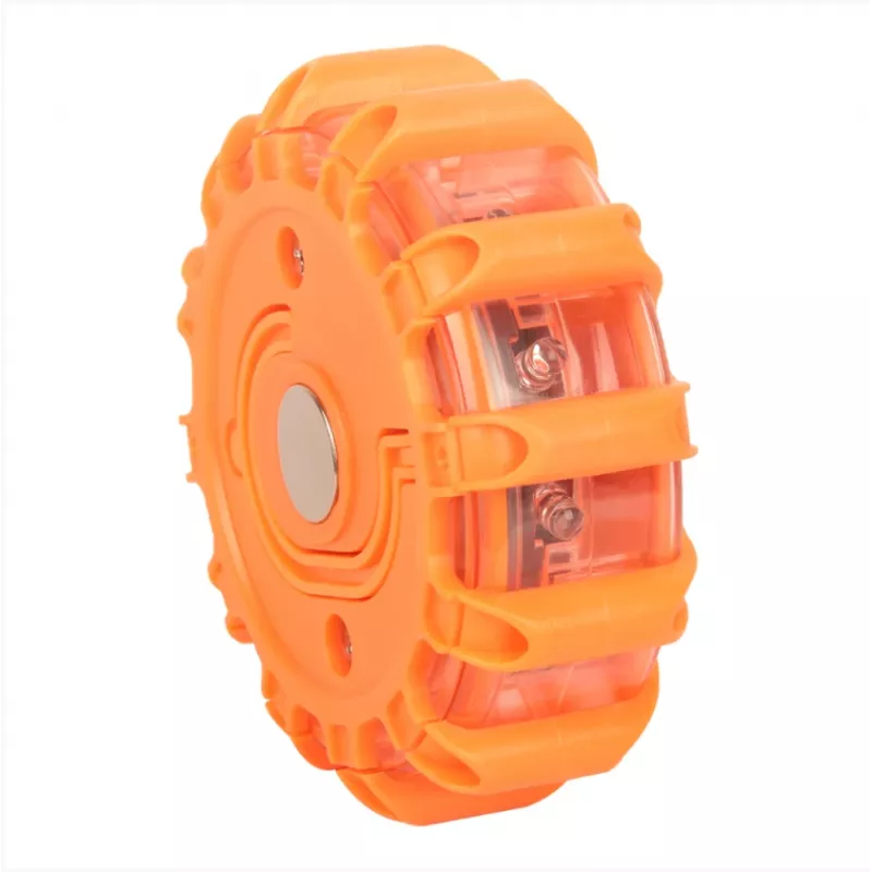 LED avārijas signāllampa un lukturītis Tellur TLL441101 — 3×AAA, magnētisks, oranžs