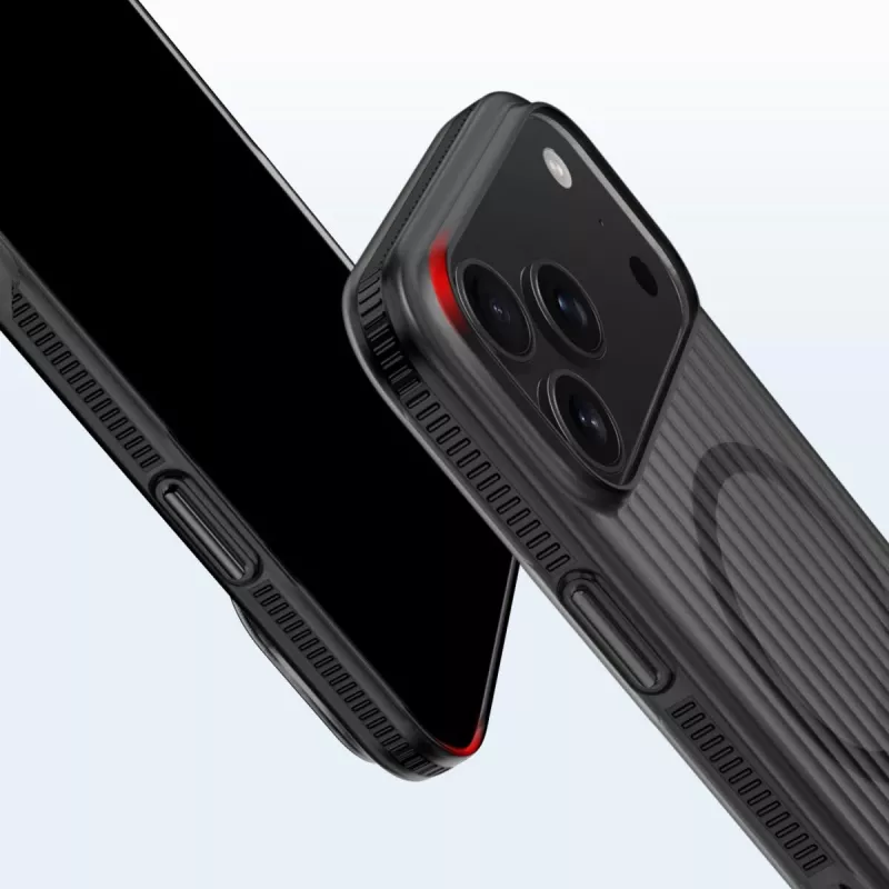 4smarts dizaina maciņš Aero iPhone 17 Pro Max, melns (541642)
