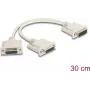 DeLOCK 65833 Seriālais kabelis bēšā krāsā 0,3 m DB-15 2 x DB-15