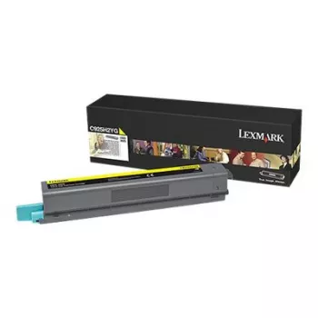 Kasetne Lexmark C925H2YG 7500 lapas Dzeltens