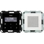 Radio pulkstenis Gira Clock 228027 digitālais FM 87.5–107.9 MHz, digitālais uztvērējs, stiprinājums pie sienas / uz galda
