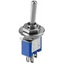 Wentronic Goobay Kippschalter Subminiatur, zils - 1x UM, 3 kontakti, zils korpuss (10014)