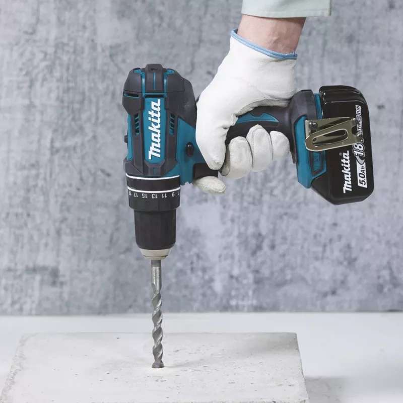 Makita DHP482RFX9 - Triecienurbis/Skrūvgriezis - Bezvadu - Atslēgas patrona 13 mm - 62 N·m - 2 baterijas, lādētājs iekļauts - 18 V (DHP482RFX9)