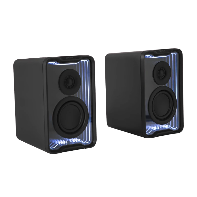 Edifier QR30 Desktoplautsprecher schwarz Bluetooth RGB retail - Lautsprecher (QR30-BK)