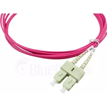 BlueOptics SFP3232FU1MK optiskais kabelis 1 m SC OM4 purpursarkans (SFP3232FU1MK)