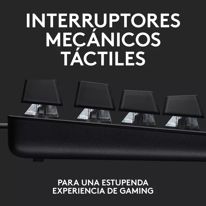 Logitech G G413 TKL SE, vadu, USB, mehāniskais slēdzis, QWERTY, LED, melns