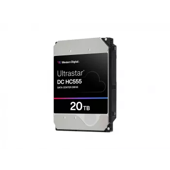 WD Ultrastar DC HC555 - cietais disks - datu centrs - šifrēts - 20 TB - iekšējs - 3,5 collas (8,9 cm)