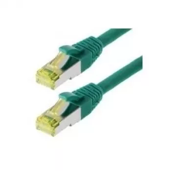 Ethernet komutācijas kabelis helos Cat 6a S/FTP PIMF, zaļš, 2 m