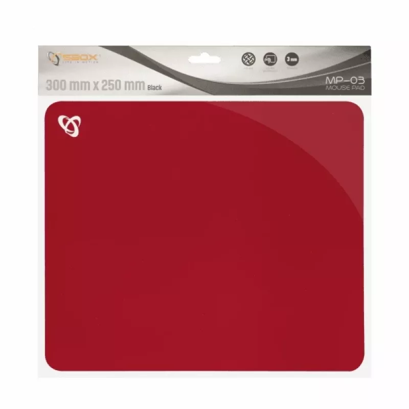 Sbox MP-03R Gēla peles paliktnis sarkans