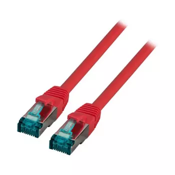 EFB-Elektronik RJ45 komutācijas kabelis Cat.6A S/FTP LSZH sarkans 5 m