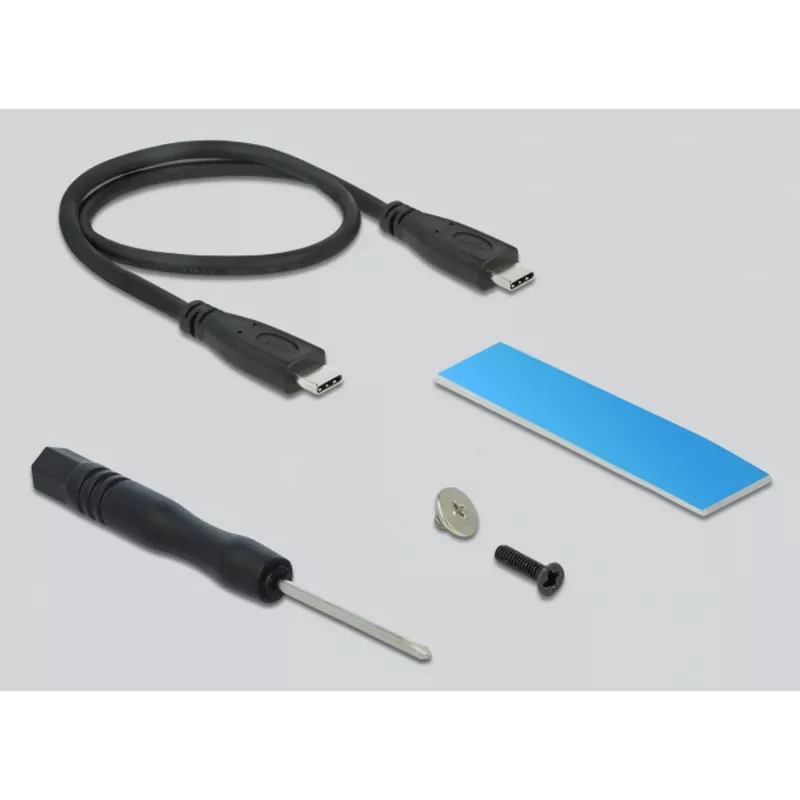 Ārējais korpuss DeLOCK M.2 NVMe PCIe SSD USB 3.2 Gen 2x2
