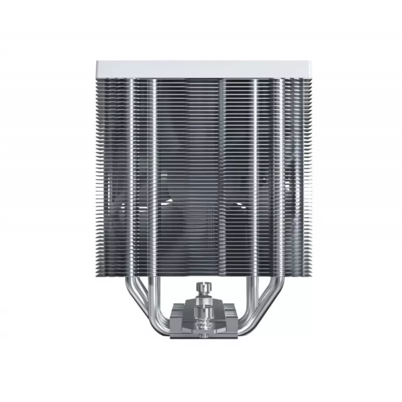 CPU gaisa dzesētājs Montech NX400, 120 mm ventilatori, Balts, izmēri 156×74×120 mm, TDP 270 W