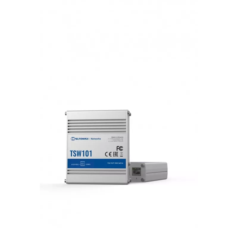Teltonika TSW101 Slēdzis 5xGbE Ethernet 4xPoE+