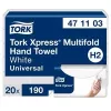 Lapiņu papīra dvieļi Tork Xpress Multifold Universal H2 2 kārtas, 23,4 x 21,3 cm (20 gab.)