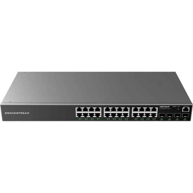 Pārvaldāms L2+ Gigabitu Ethernet slēdzis Grandstream GWN7803P