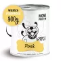 Mitrā suņu barība PAKA ZWIERZAKA Pepe Pork 800 g — pilnvērtīga pieaugušo suņu mitrā barība, 85% mitrums, 8,3% olbaltumvielas, 5,5% tauki