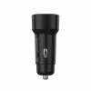 Automašīnas lādētājs CANYON OnDrive 30 PD 30W USB-C Melns — iebūvēts USB-C strāvas adapteris ar jaudu 30W PD