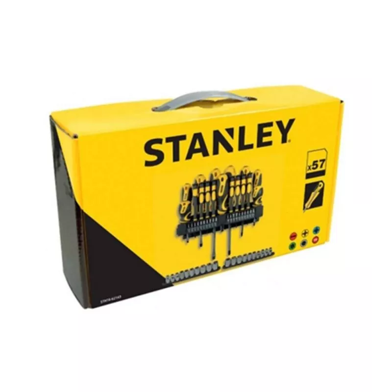 STANLEY skrūvgriežu komplekts STHT0-62143 — 57 detaļu komplekts, 3,56 kg svars