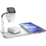 Zens Dual+Watch Aluminium Wireless Charger - Induktive Ladematte + AC-barošanas bloks