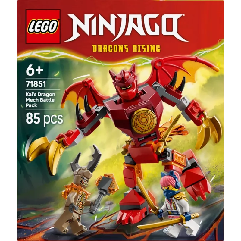 LEGO NINJAGO 71851 Kai's Dragon Mech Battle Pack