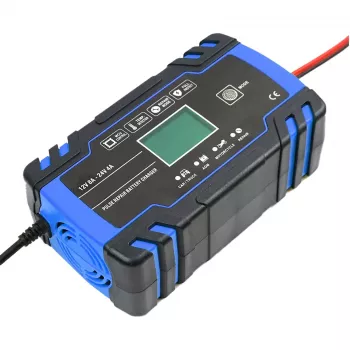 Extralink | Automātiskais lādētājs | 12/24V 8A akumulatoram, zils