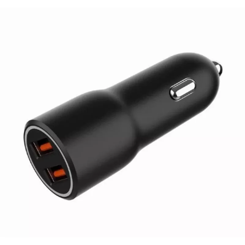 Auto mobilo ierīču lādētājs Gembird TA-UC-A2QC36-CAR-01, 36 W, 12–24 V, cigarešu aizdedzinātāja ligzda, melns