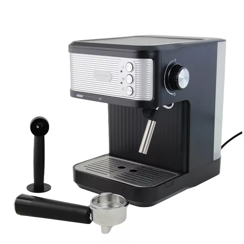 Espresso kafijas automāts ESPERANZA EKC011 — 1,8 l ūdens tvertne, 850 W, 20 bāri, skārienjutīga vadība, piena putotājs