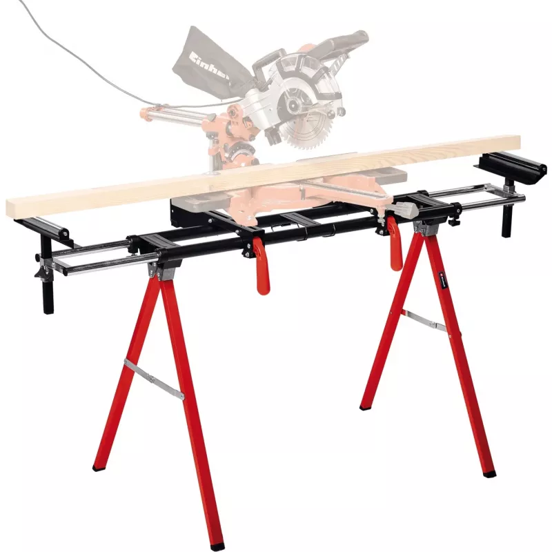 Einhell MSS 1608 zāģa statīvs 4 kājas Melns Sarkans Maksimālā kravnesība 80 kg
