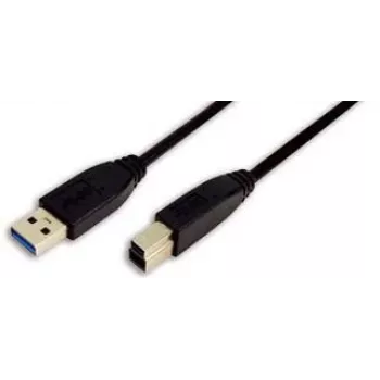 Logilink - USB kabelis - 9 kontaktu USB Type A (vīr.) - 9 kontaktu USB Type B (vīr.) - 3 m (USB 3.0) (CU0025)