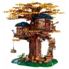 LEGO komplekts LEGO IDEAS 21318 Tree House 3-in-1 build — modulārs koku mājas modelis, vairākkārtējas būvēšanas komplekts
