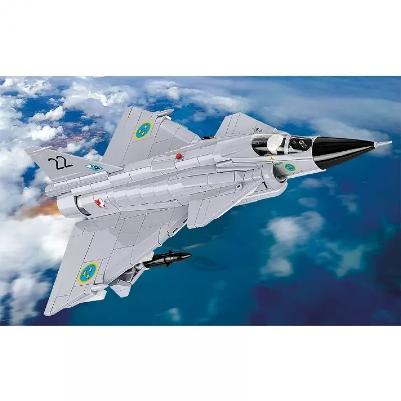 Cobi Blocks Saab AJ 37 Viggen 881 elementu konstrukciju komplekts