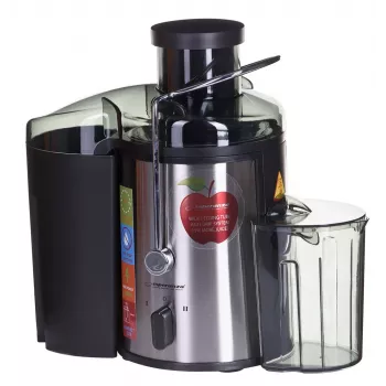 Sulu spiede ESPERANZA EKJ002 — 500 W, 0,45 L sulas tvertne, 1,5 L mīkstuma tvertne, nerūsējošais tērauds/melna
