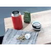 Travel mug Leifheit 03245 nerūsējošais tērauds 350 ml, dubultsienu, hermētisks, paceļams vāks, melns/sarkans
