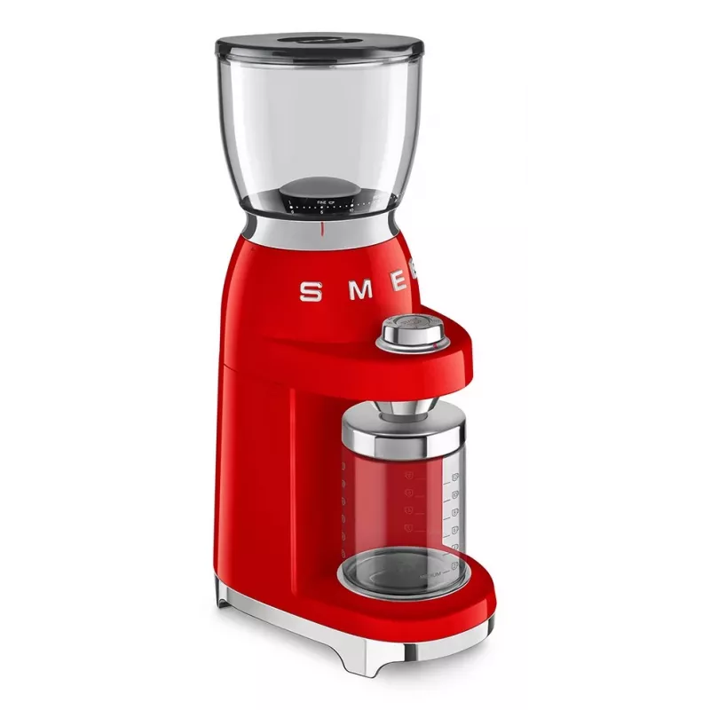 Smeg 50's Style kafijas dzirnaviņas CGF11RDEU sarkanā krāsā