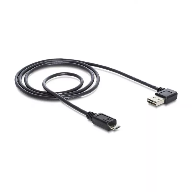 USB kabelis DeLOCK 1m USB 2.0 A - micro-B v/v melns