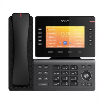 Snom D892M, IP telefons, Melns, galda/pie sienas, Linux, TFT, 12,7 cm (5 collas)