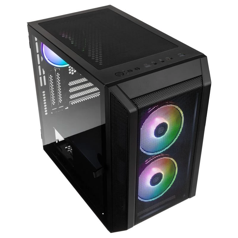 Kolink Citadel Mesh RGB Micro-ATX korpuss - melns