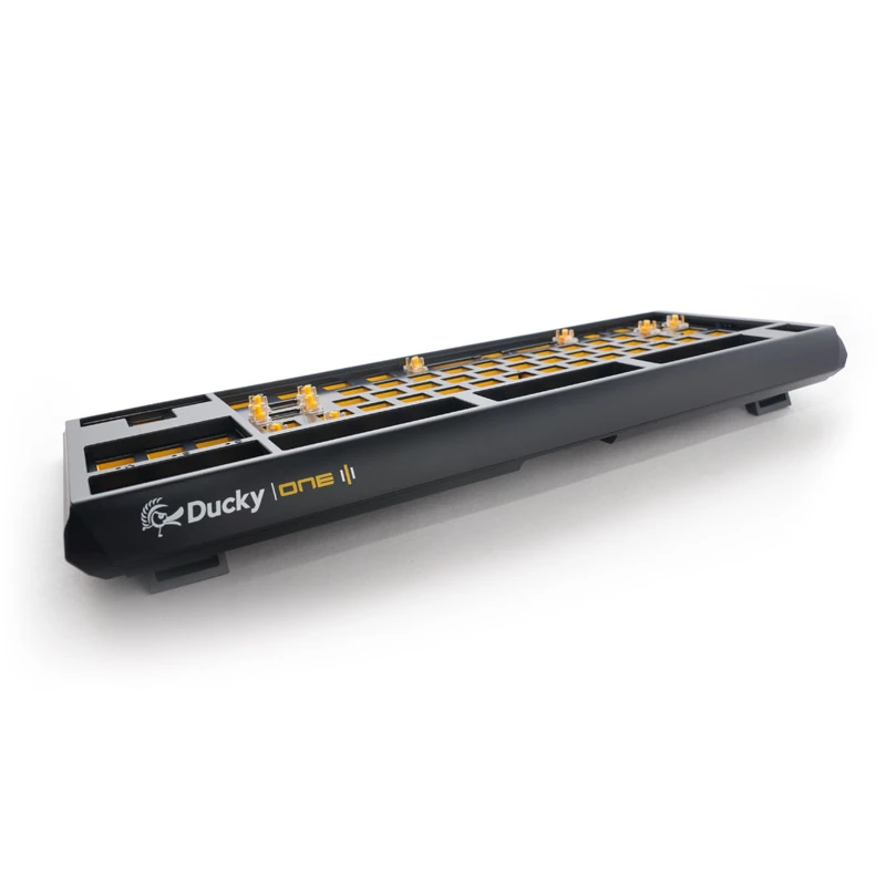 Ducky One 3 Hot-Swap Barebone TKL tastatūra spēlēm USB ASV angļu valodā melna